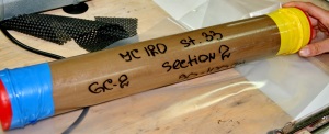 A recovered core tube